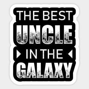 The Best Uncle In The Galaxy Sticker